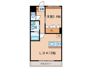 エクシードJINの物件間取画像